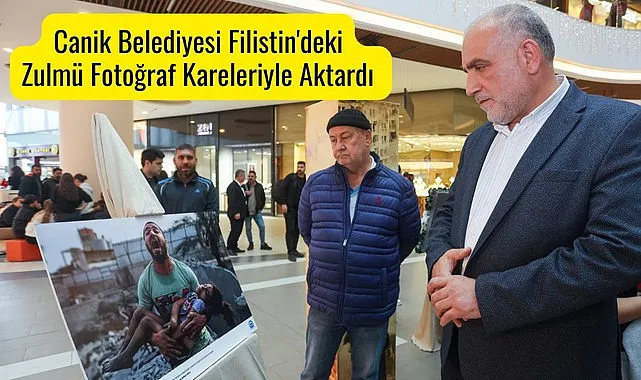 Canik Belediyesi Filistin'deki Zulmü Fotoğraf Kareleriyle Aktardı