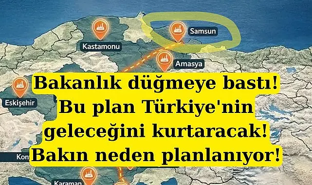 Bakanlık düğmeye bastı! Yeni sanayi havzalarında Samsun detayı!