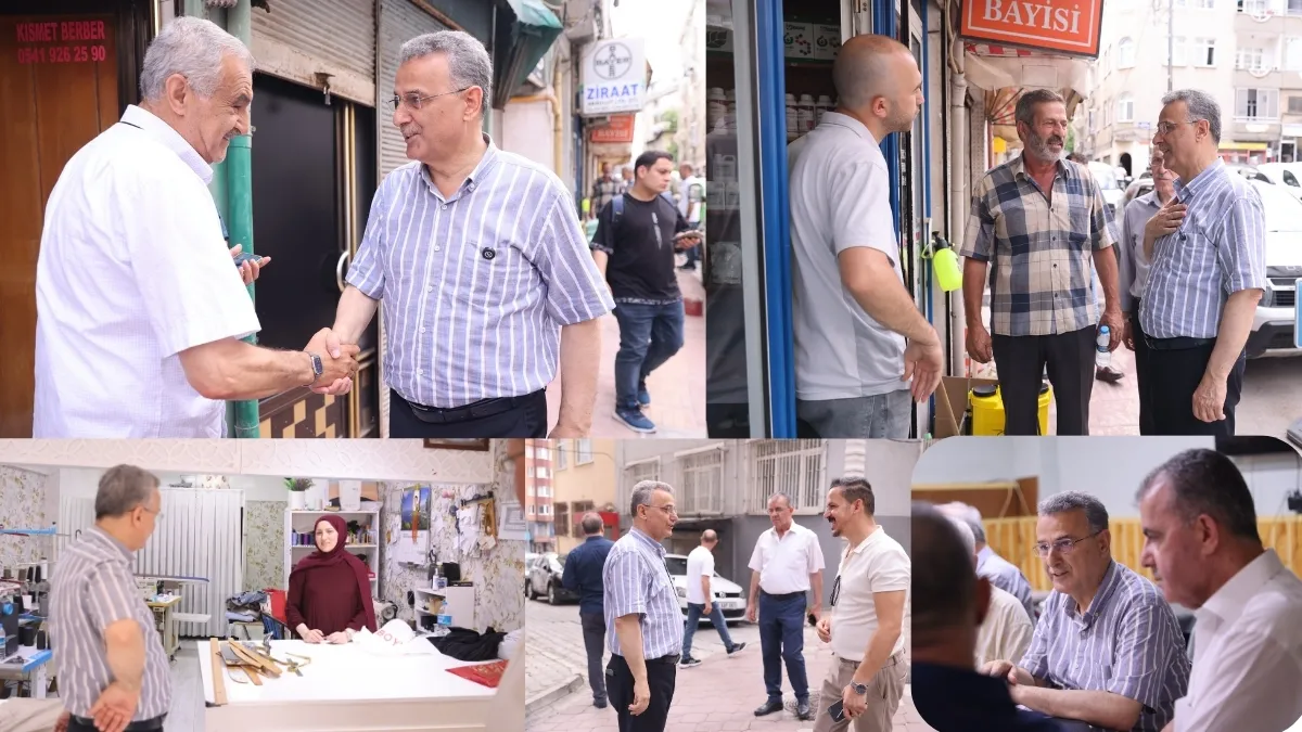 Başkan İhsan Kurnaz esnafın nabzını sahada tuttu! Talepleri tek tek dinledi
