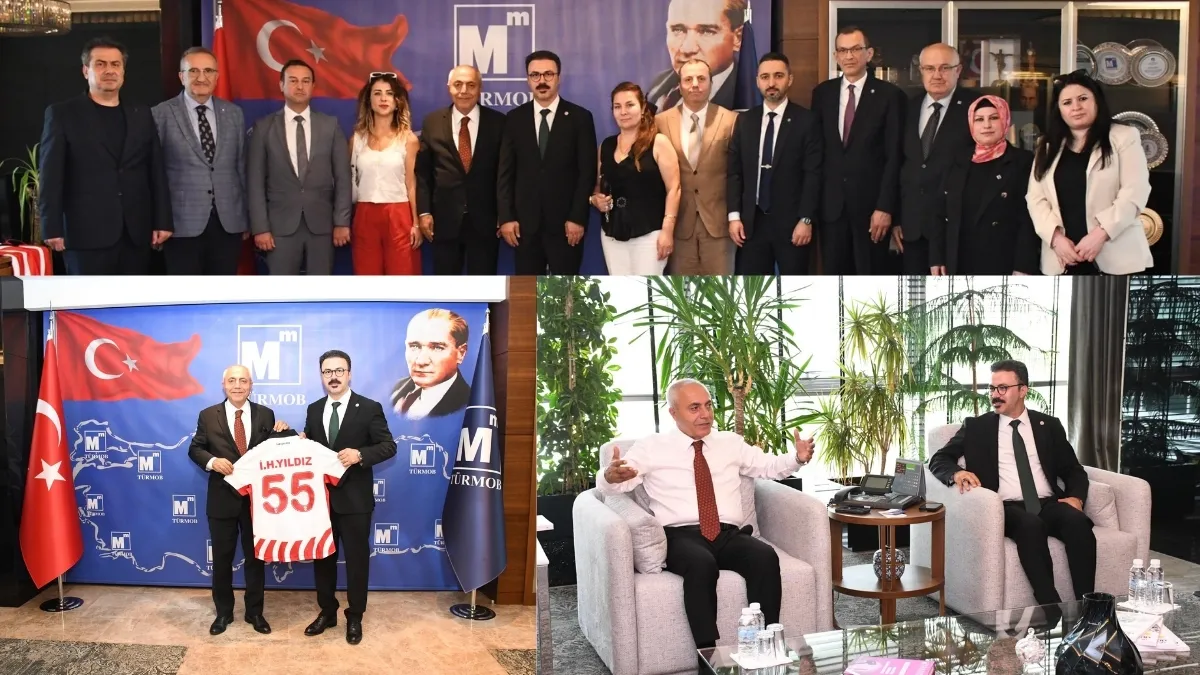 Samsun SMMMO'dan TÜRMOB'a Ziyaret