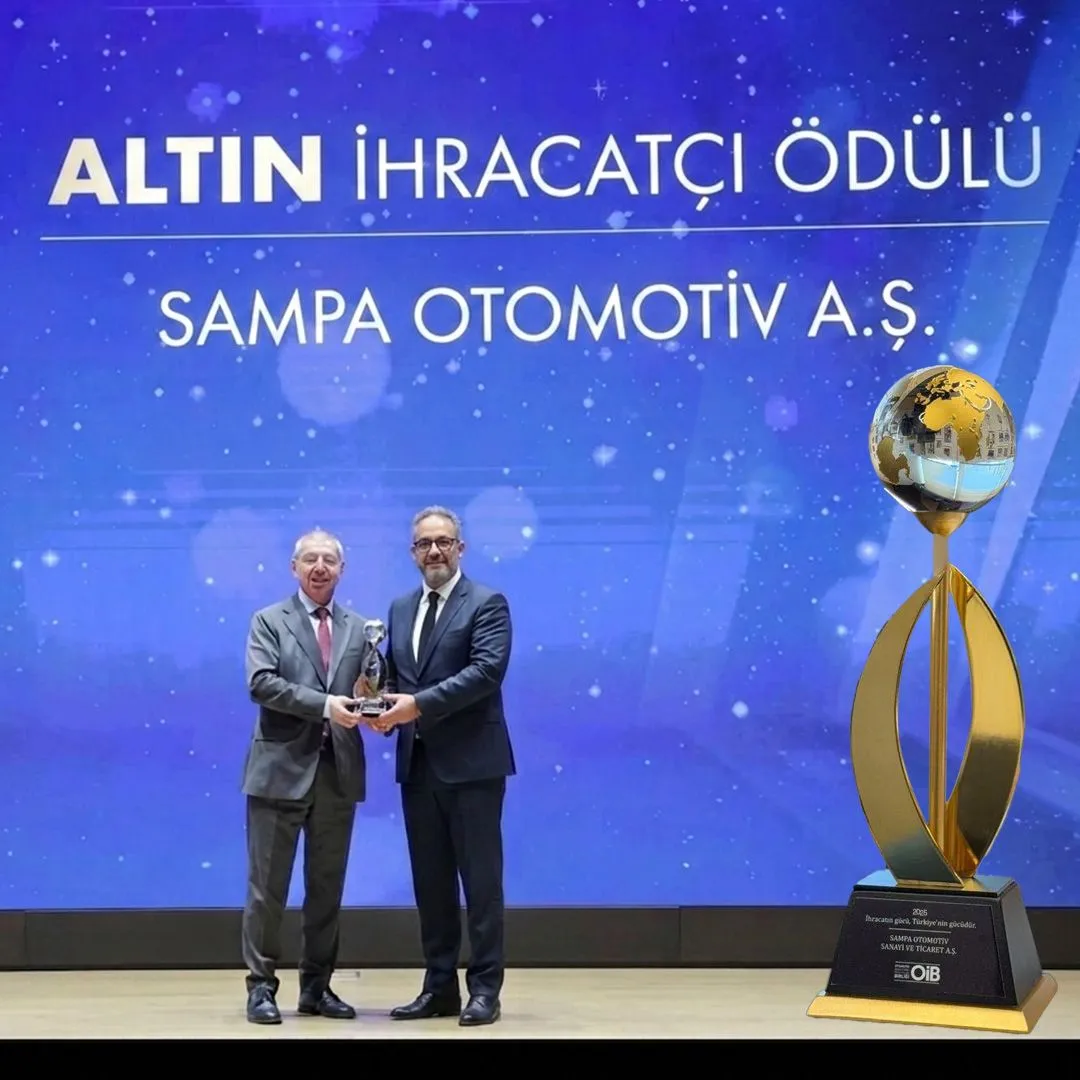 SAMPA Altın İhracatçı Ödülüne Layık Görüldü