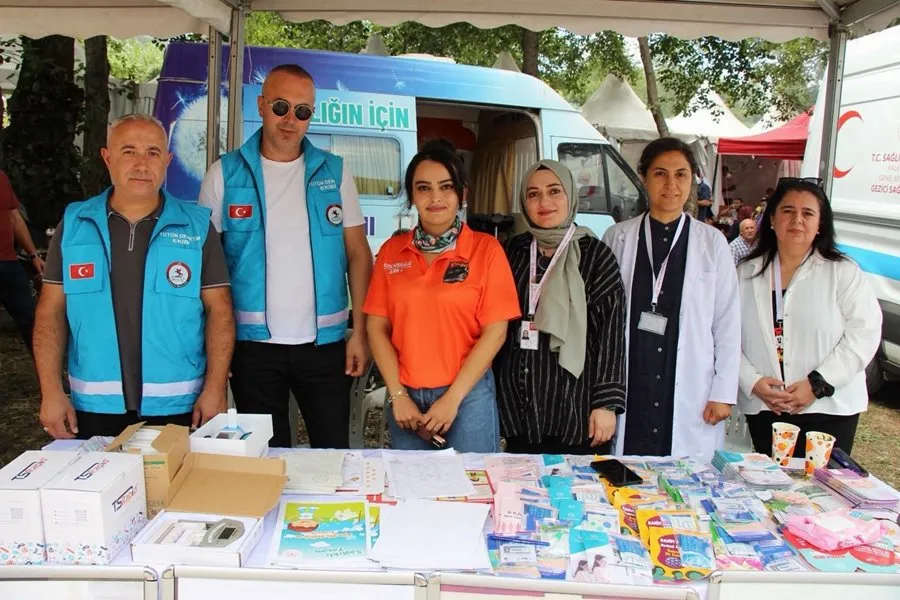 19 Mayıs Toplum Sağlığı Merkezi'nden Nebiyan Festivali’nde sağlıklı yaşam farkındalığı