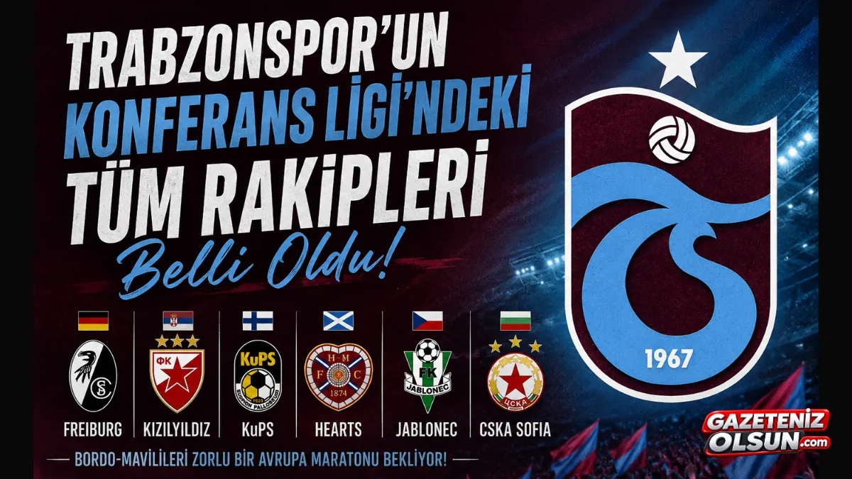 Trabzonspor’un Konferans Ligi’ndeki Tüm Rakipleri Belli Oldu!
