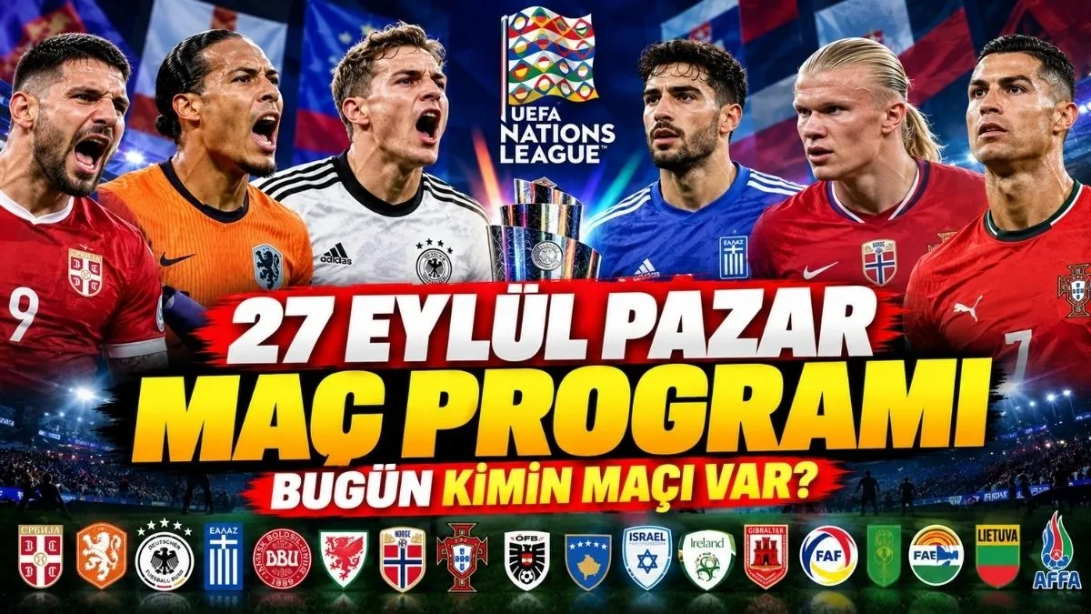 27 Eylül Pazar Bugün Kimin Maçı Var? Bugün Maç Var mı?