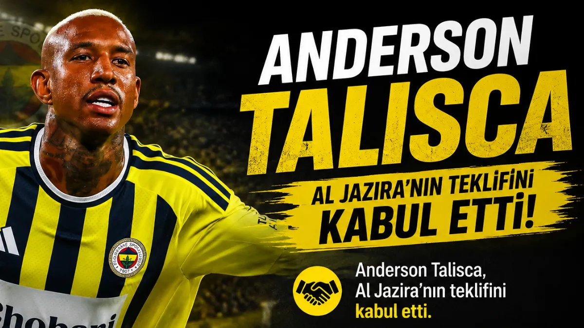 Anderson Talisca Al Jazira’nın Teklifini Kabul Etti! Fenerbahçe Bonservis Alamayacak