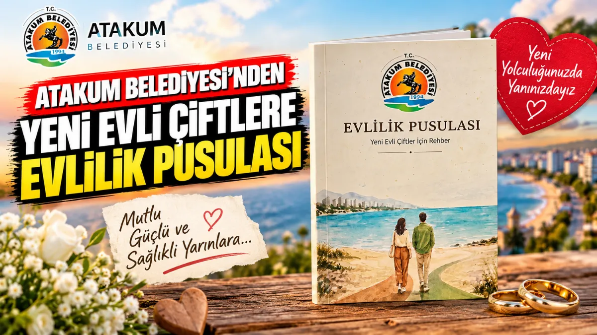 Atakum Belediyesinden yeni evli çiftlere Evlilik Pusulası