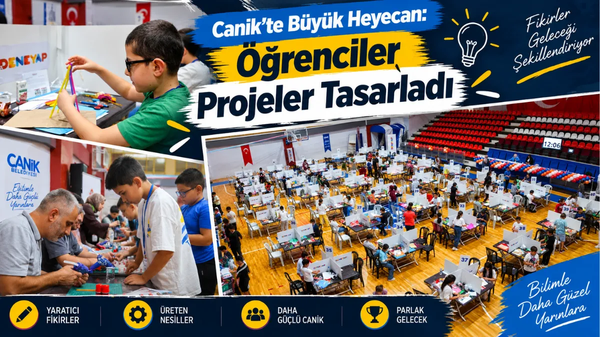 Canik'te Büyük Heyecan: Öğrenciler Projeler Tasarladı