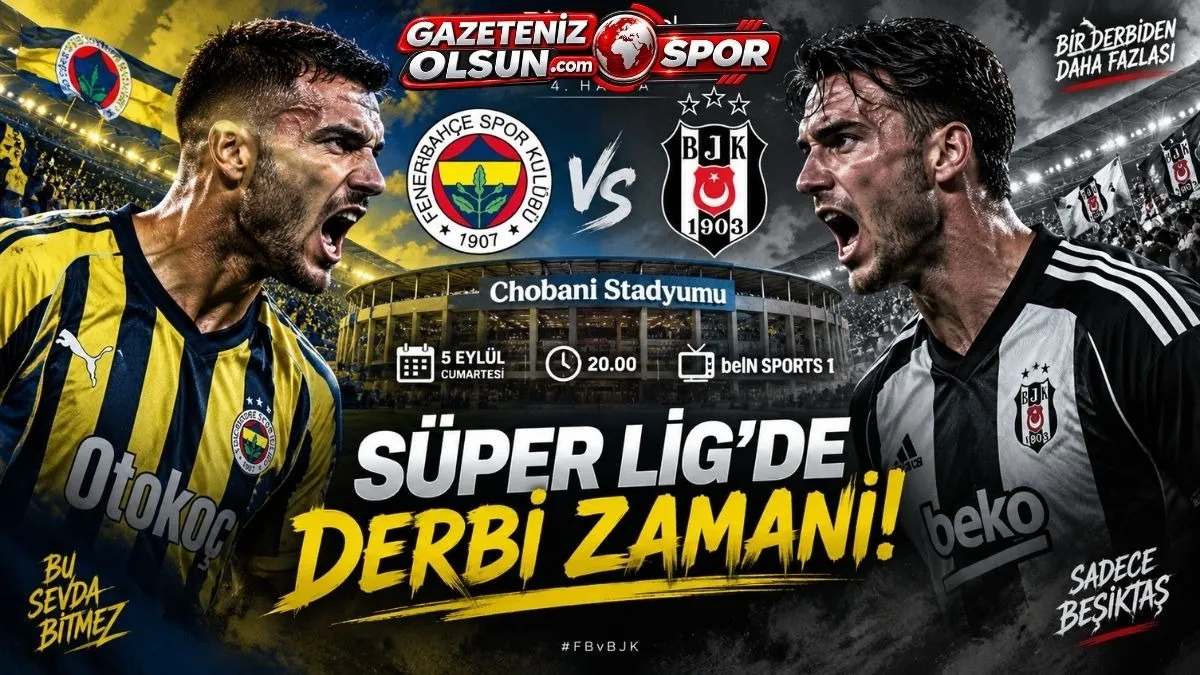 Fenerbahçe Beşiktaş maçı canlı yayın için geri sayım, tüm detaylar!