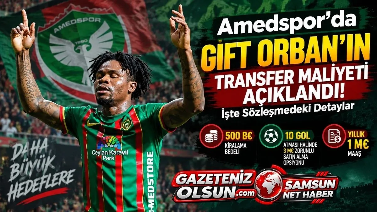 Gift Orban Kimdir, Hangi Takımlarda Oynadı? Amedspor’daki Performansı ve Transfer Maliyeti