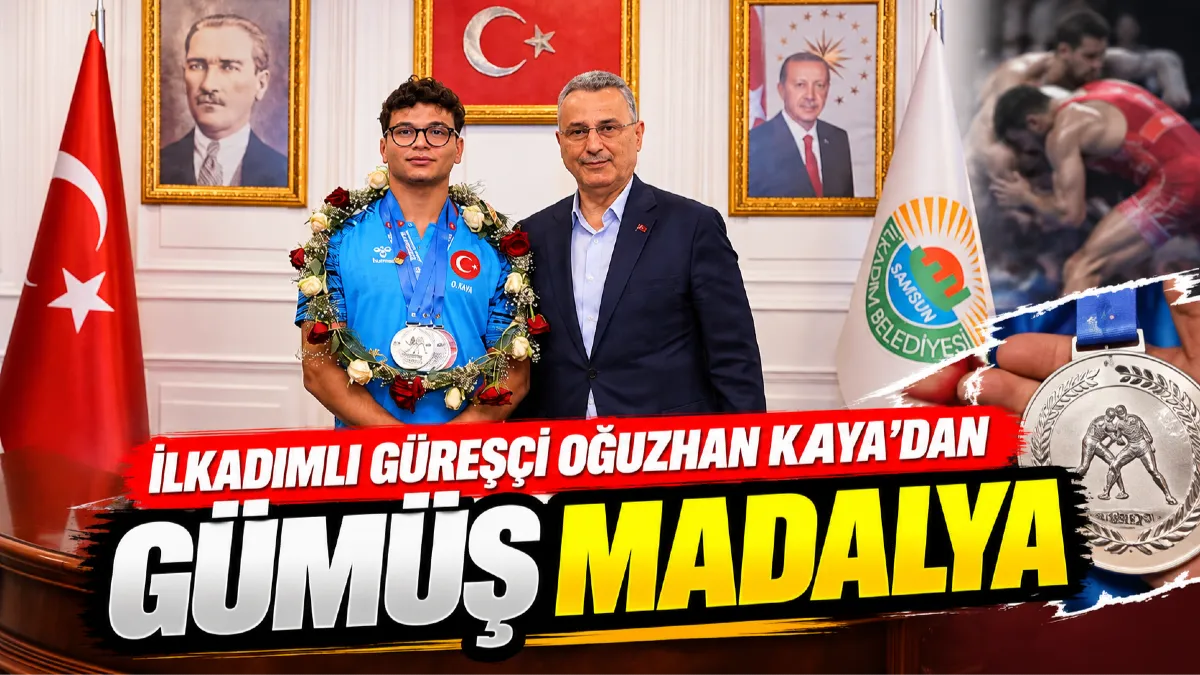 İlkadımlı Güreşçi Oğuzhan Kaya’dan Gümüş Madalya
