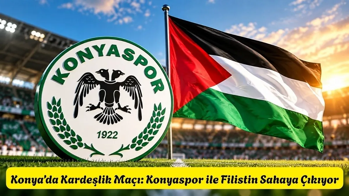 Konyaspor Filistin Maçı Canlı Yayın Bugün Saat 20.00’de, Girişler Ücretsiz!