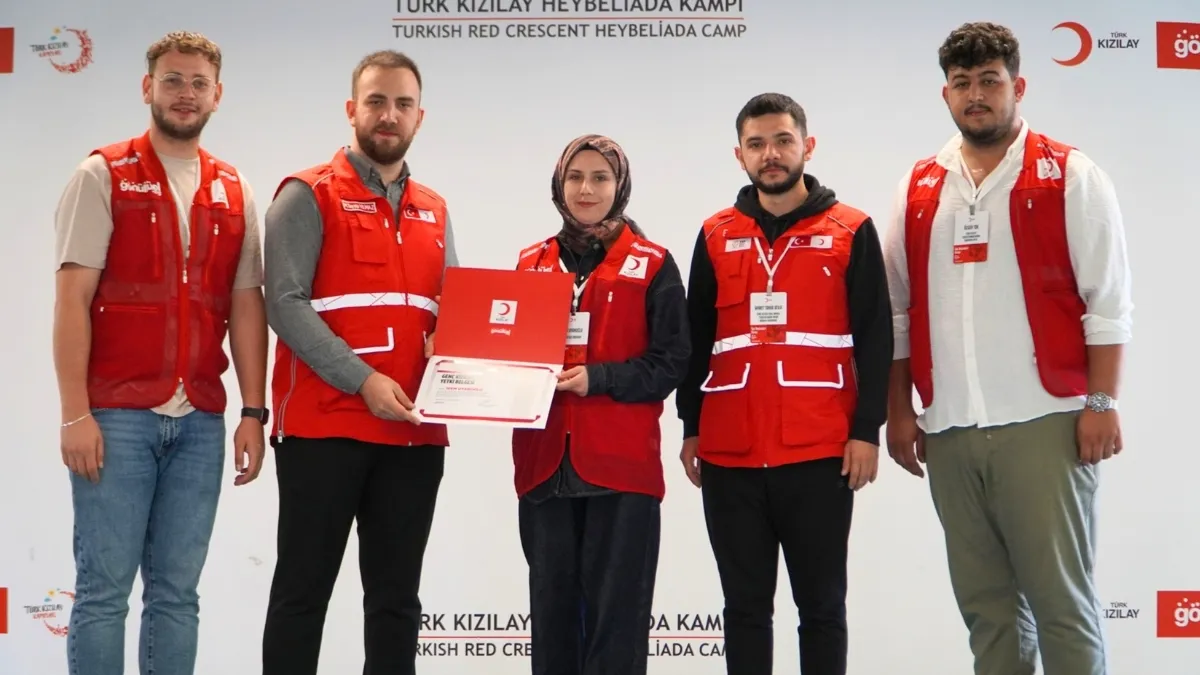 Genç Kızılay Havza İlçe Başkanı Heybeliada Kampına Katıldı