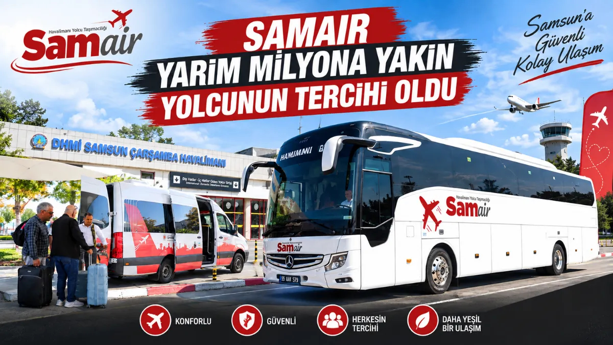 Samair yarım milyona yakın yolcunun tercihi oldu