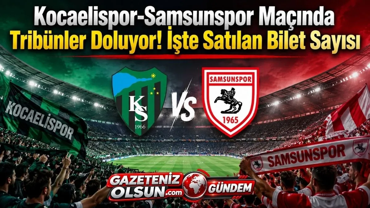 Samsunspor Kocaelispor deplasmanında 451 bilet satıldı! Samsunspor Kocaelispor maçı ne zaman?