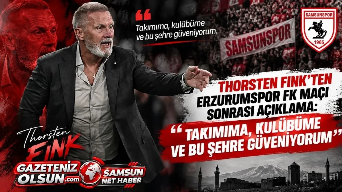 Samsunspor’da Thorsten Fink’ten İlginç Mesaj: Birlikte Kaybediyoruz, Birlikte Kazanıyoruz