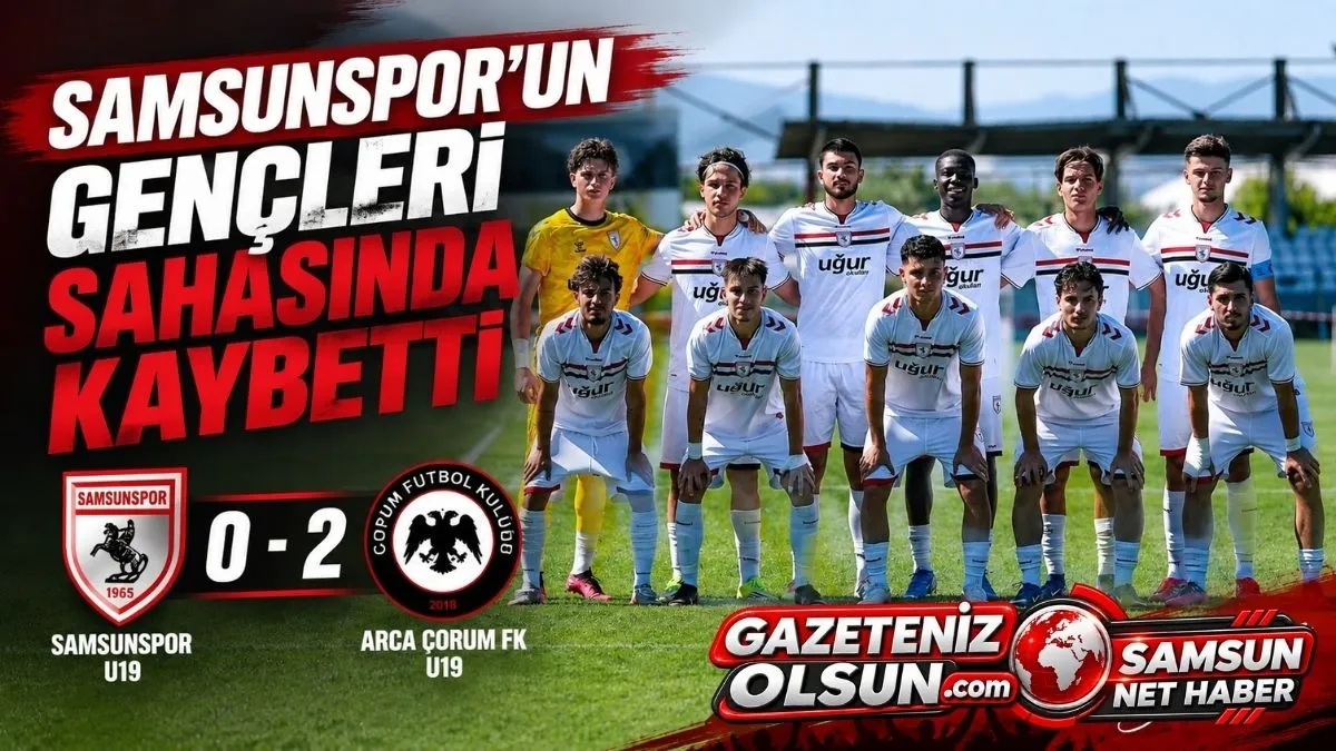 Samsunspor'un Gençleri Çorum'a Sahasında Kaybetti