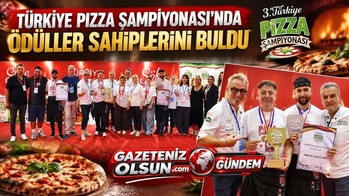 Türkiye Pizza Şampiyonası’nda Kazananlar Belli Oldu! En İyi Pizza Şefleri İzmir’de Yarıştı