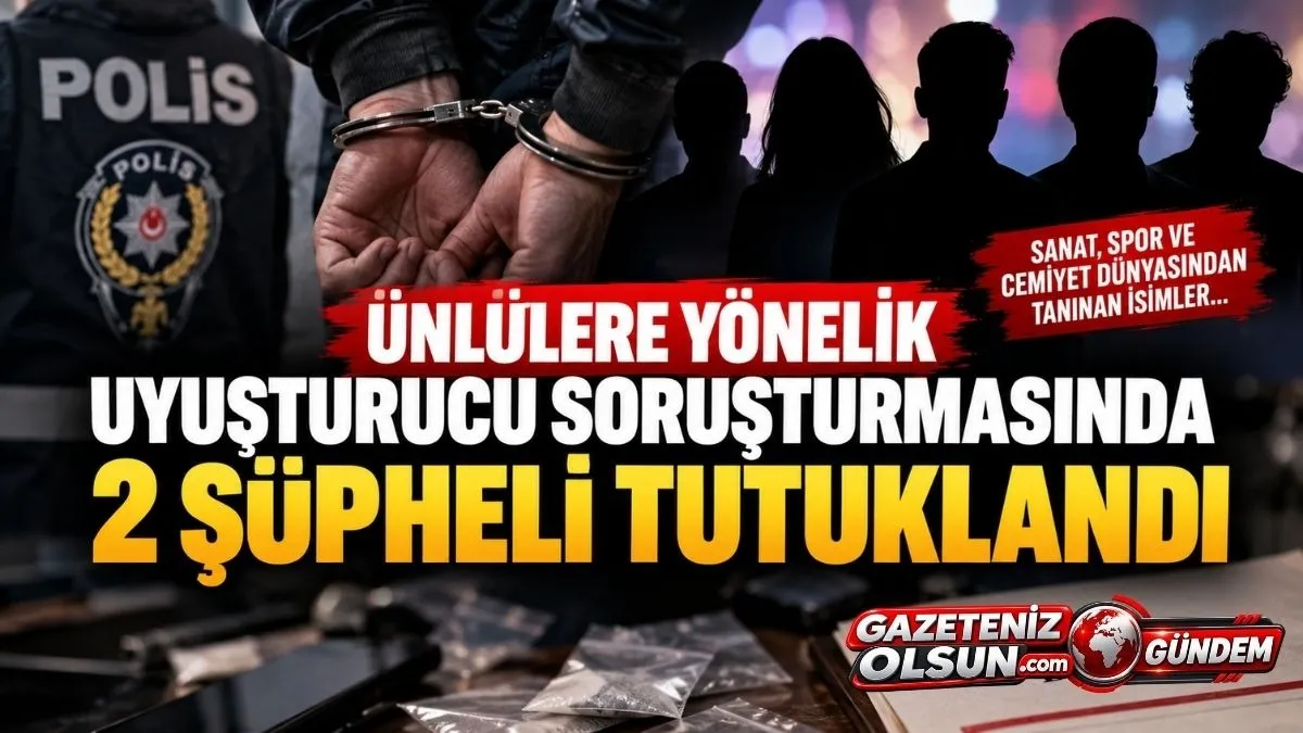 Ünlülere Yönelik Operasyonda Adli Süreç yeni gelişme kimler tutuklandı?