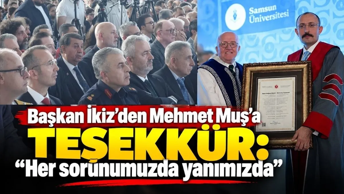 Başkan İkiz’den Mehmet Muş’a teşekkür: Her sorunumuzda yanımızda