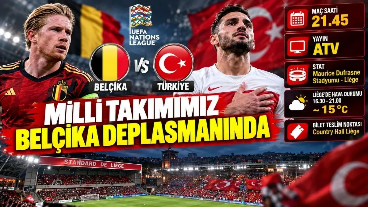Belçika Türkiye maçı canlı yayın izle, Milli Maç izle