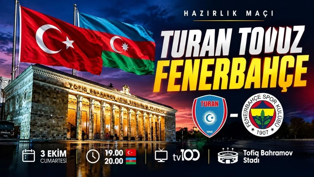 Fenerbahçe Turan Tovuz hazırlık maçı canlı izle - Fenerbahçe'nin İlk 11'i