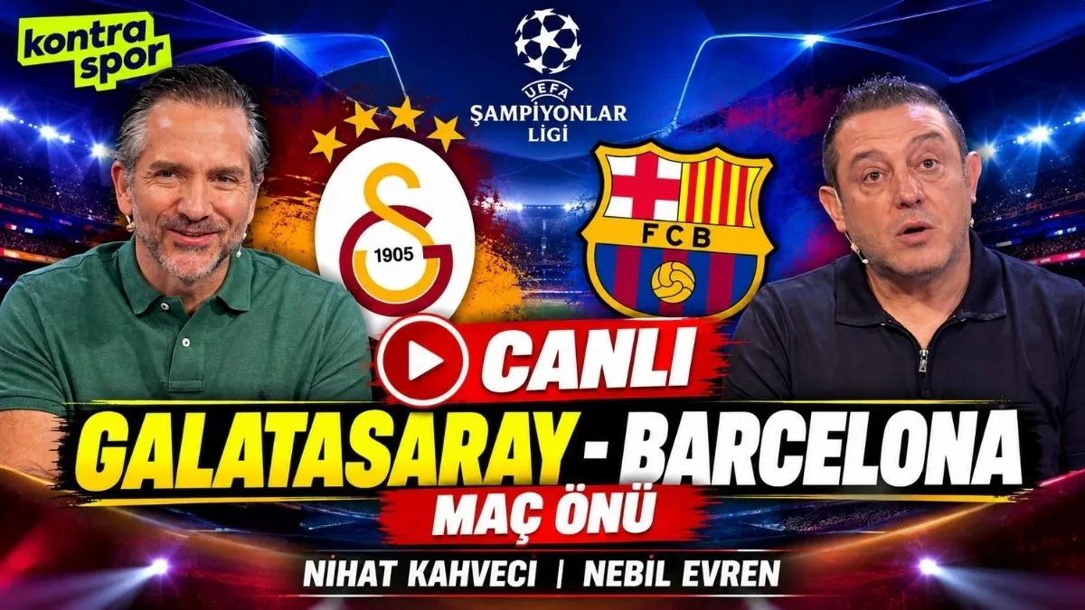 Galatasaray Barcelona Maçı sonrası Nihat Kahveci ve Nebil Evren karşılaşmayı yorumluyor!