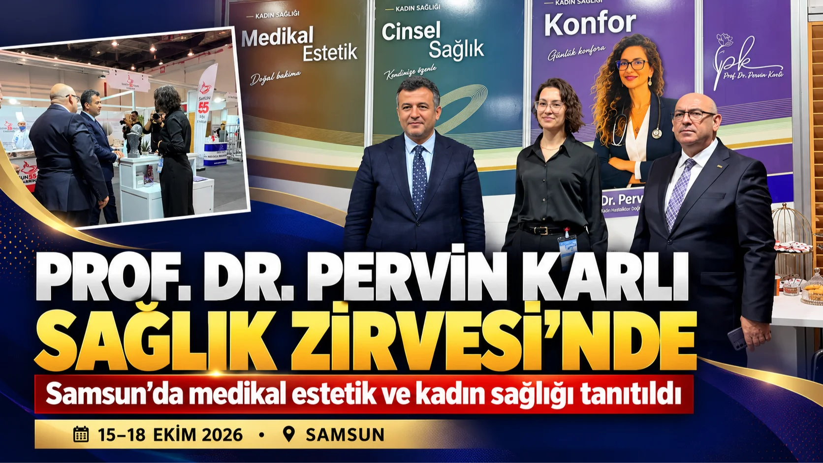 Prof. Dr. Pervin Karlı Samsun Sağlık Zirvesi’nde Yerini Aldı