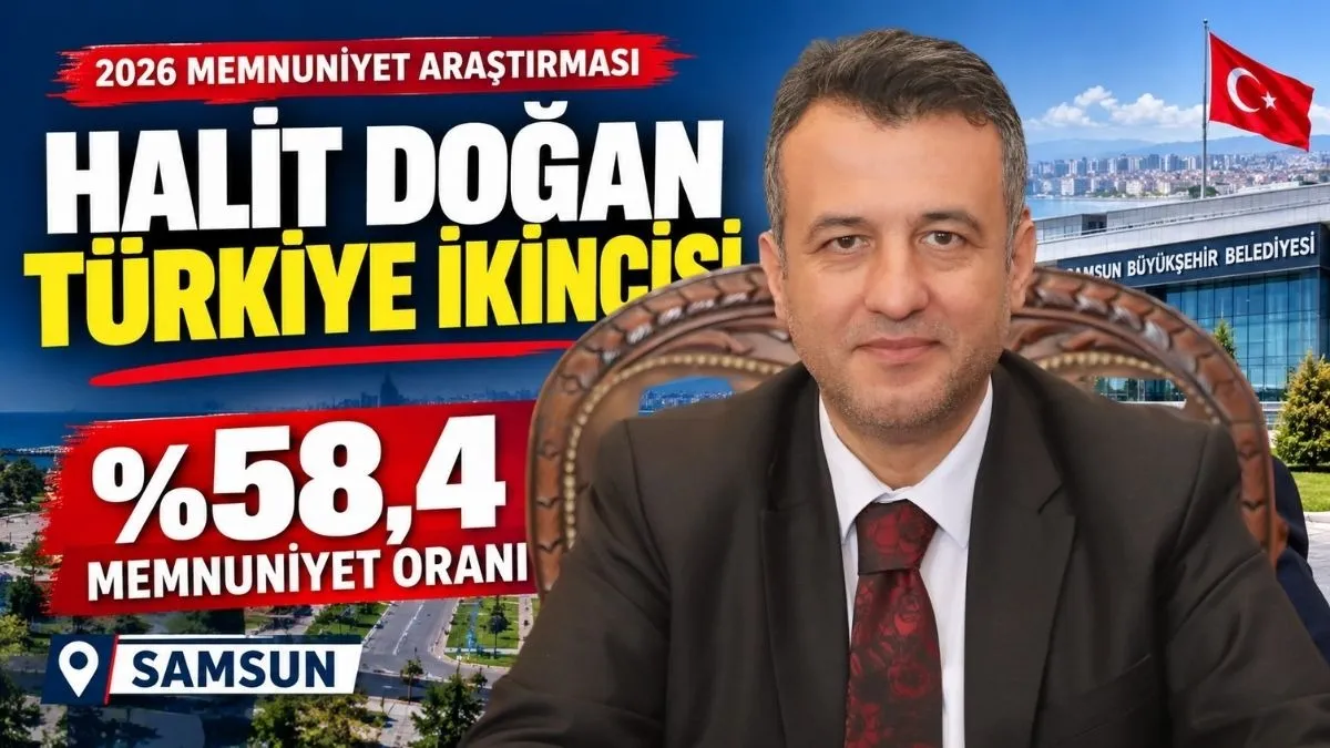 Samsun Büyükşehir Belediye Başkanı Halit Doğan’dan Dikkat Çeken Başarı