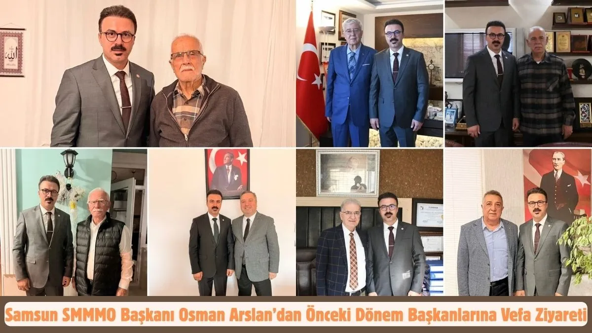 Samsun Serbest Muhasebeci Mali Müşavirler Odası Başkanlarına Vefa Ziyareti