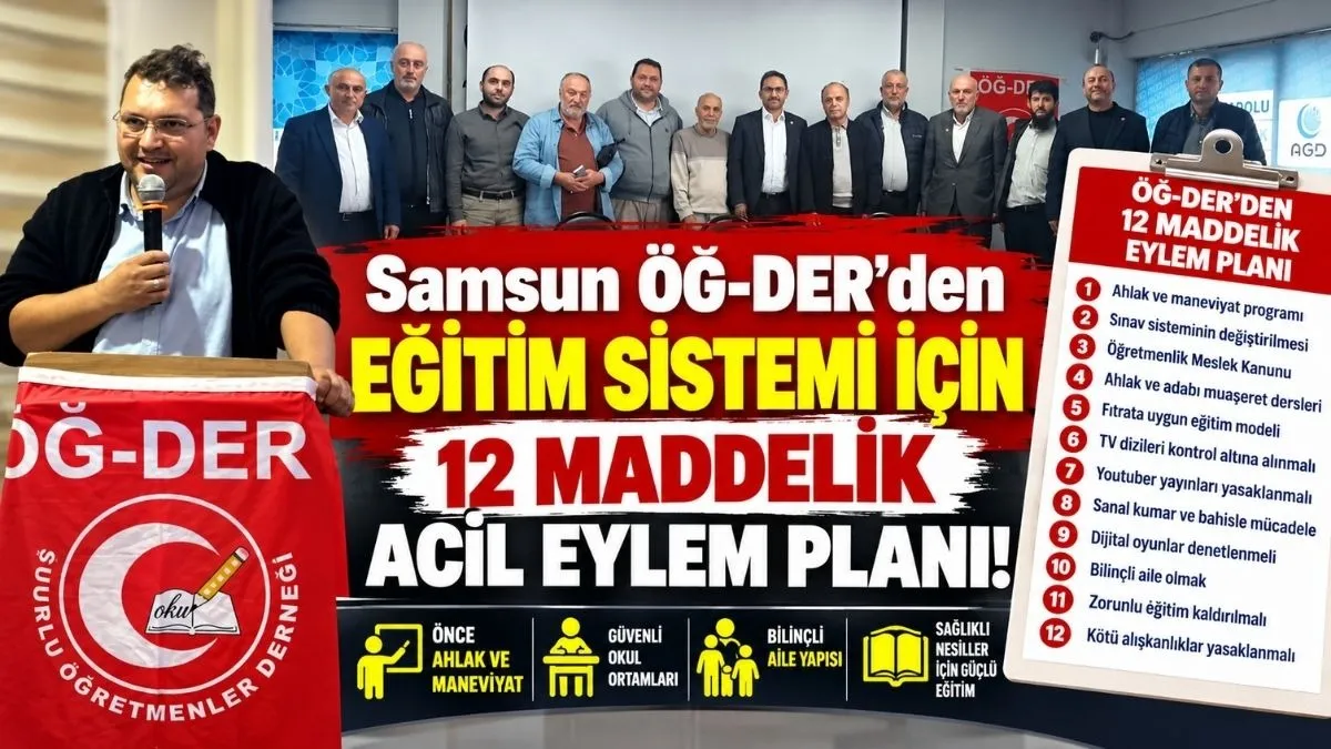 Samsun'da Eğitimcilerden Okullardaki Şiddete Karşı Acil Eylem Planı