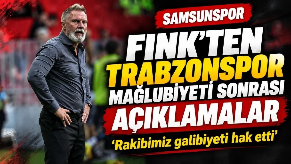 Thorsten Fink’ten Trabzonspor Mağlubiyeti Sonrası Dikkat Çeken Açıklamalar!