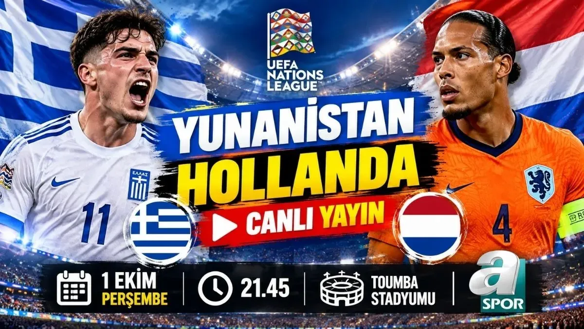 Yunanistan Hollanda maçı canlı yayın izle! Yunanistan Hollanda ilk 11'ler