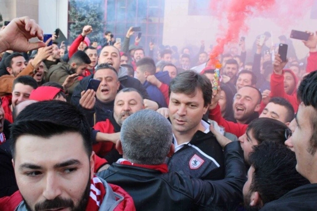 Taraftardan Samsunspor'a Coşkulu Karşılama