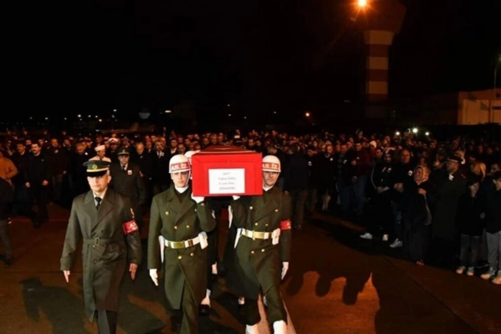 Şehidimiz Tayfun Pekel'in naaşı Samsun'a geldi, işte cenaze programı