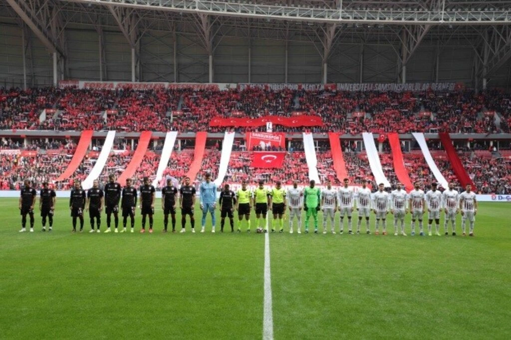 Samsunsporlu futbolculardan asker selamı, Samsunspor İnegölspor maç fotoğrafları