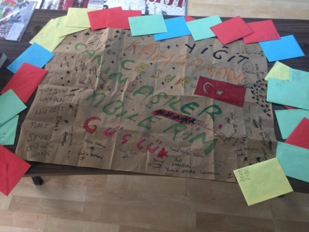 Atakum'dan İdlib'deki Mehmetçiğimize destek mektupları