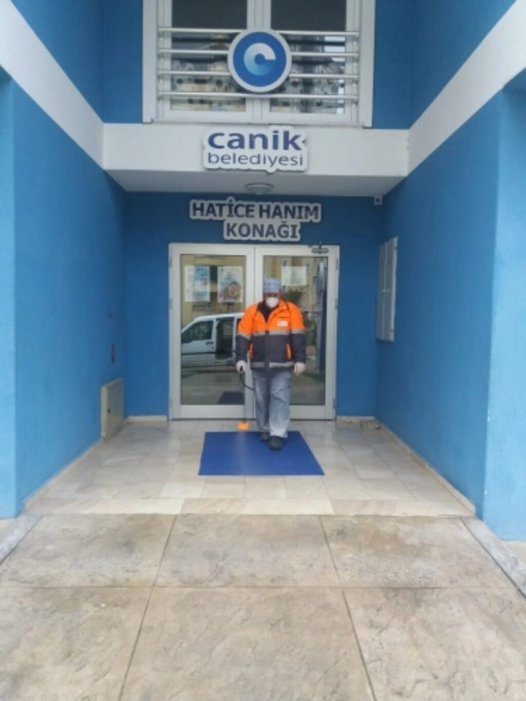 Canik'te İlçenin Tamamında Dezenfekte Çalışmaları Var