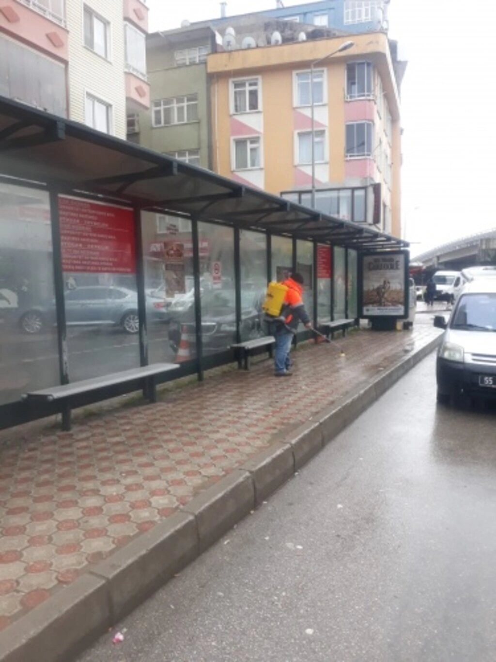 Canik'te İlçenin Tamamında Dezenfekte Çalışmaları Var