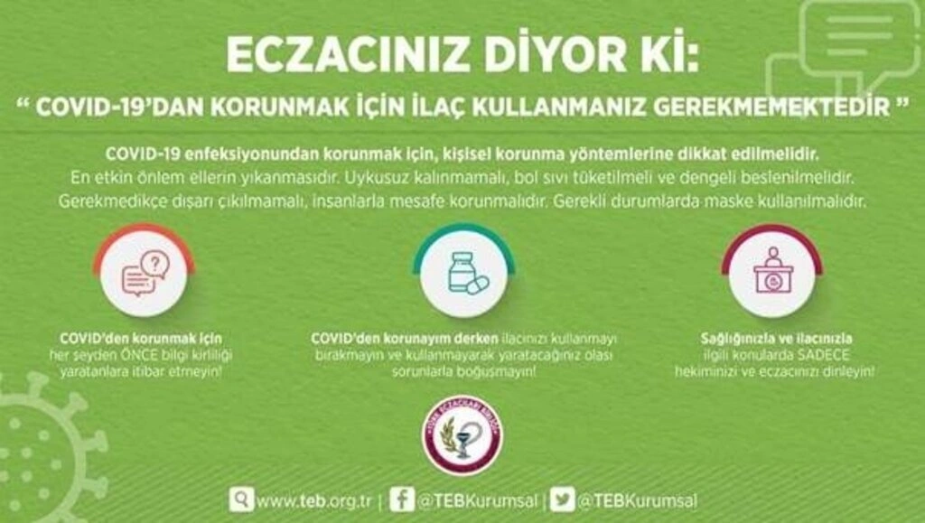 Eczacınız Diyor ki;