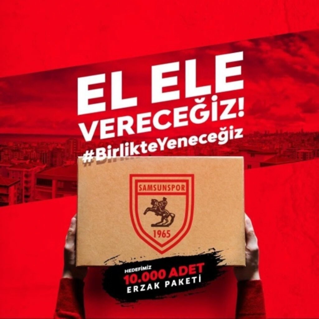 Samsunspor'dan yardım kampanyası