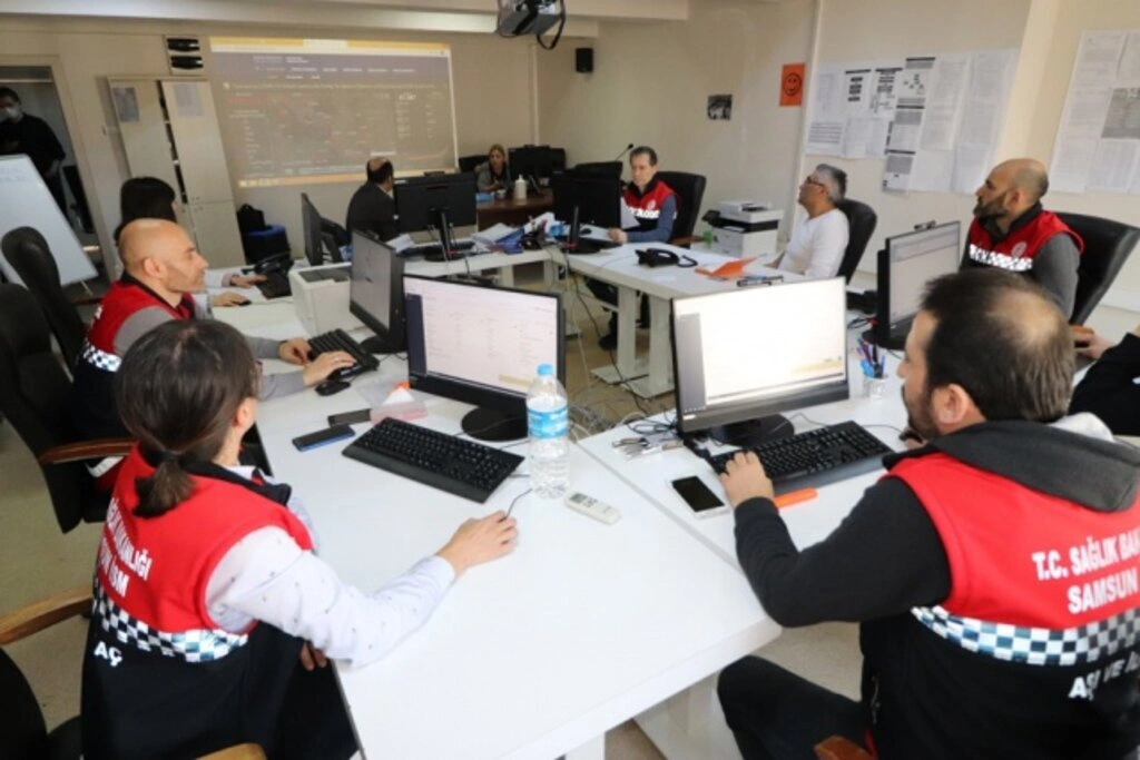 Samsun'da koronavirüs ile mücadele bu merkezden yönetiliyor
