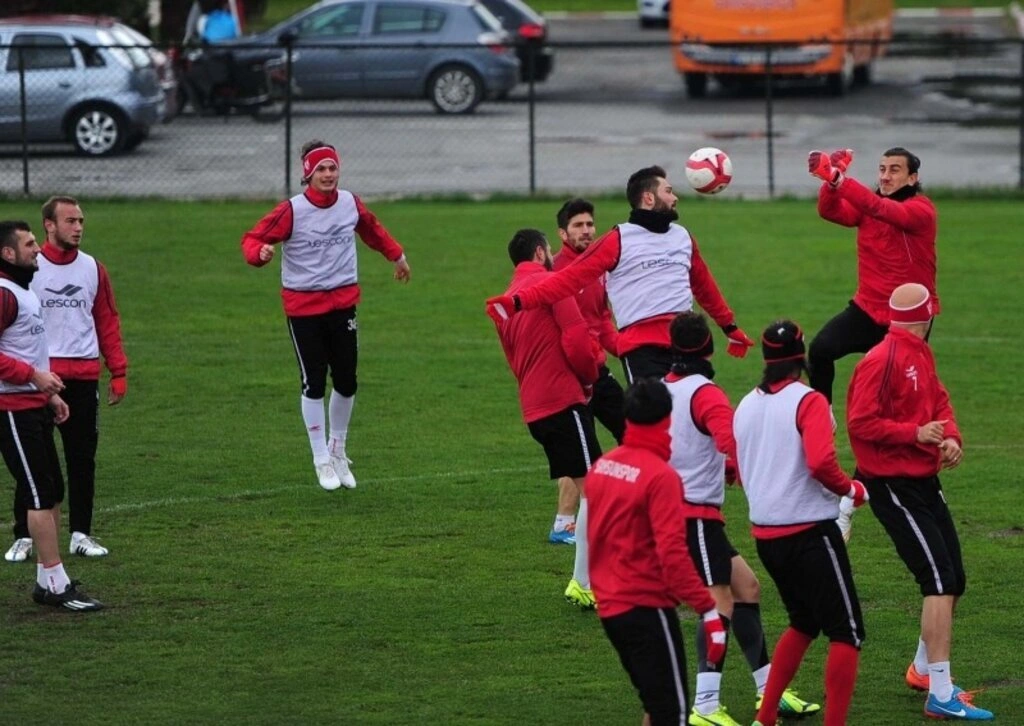 Samsunspor Antalyaspor maçının hazırlıklarını sürdürüyor