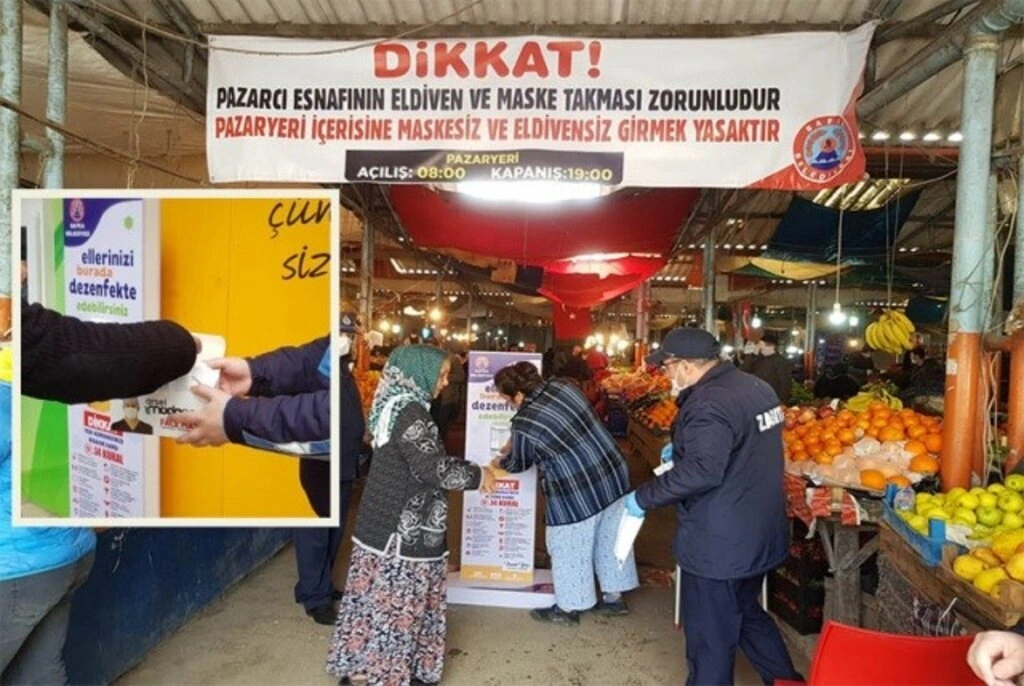 Bafra Belediyesinden Maske Dağıtımı