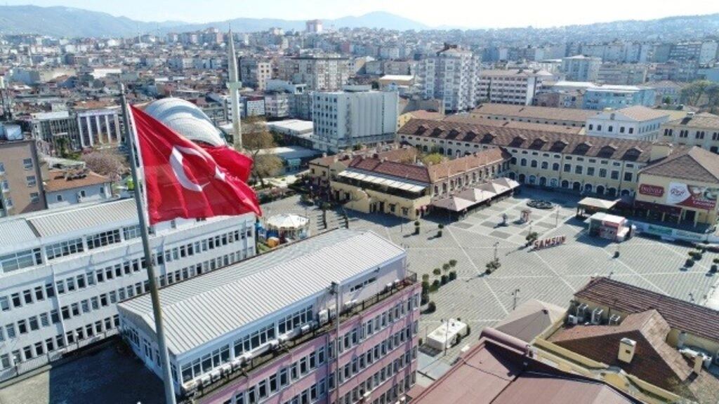 Sokağa çıkma yasağında Samsun fotoğrafları