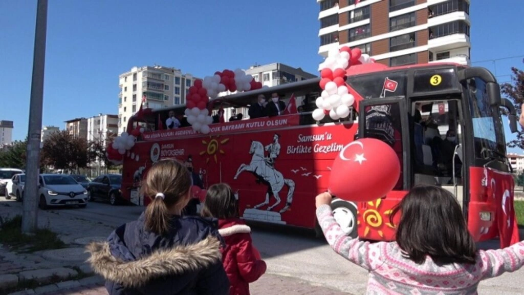 Samsun da 23 Nisan Böyle Kutlandı