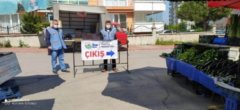 Sokağa Çıkma Yasağı Öncesi İlkadım Zabıtası İş Başındaydı