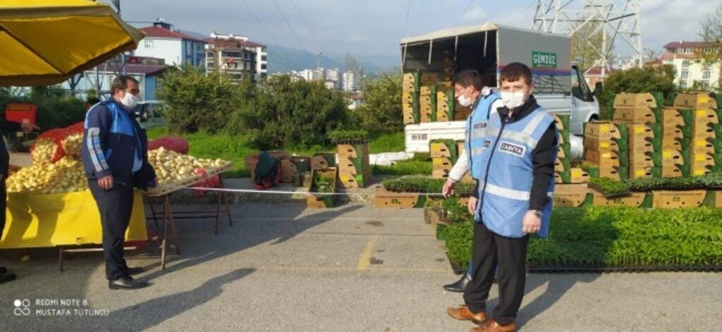Sokağa Çıkma Yasağı Öncesi İlkadım Zabıtası İş Başındaydı