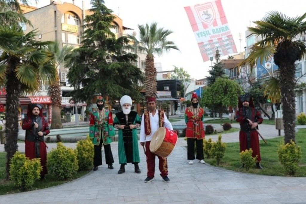 Bafra'da Sele Sepet Top Kandil etkinliği
