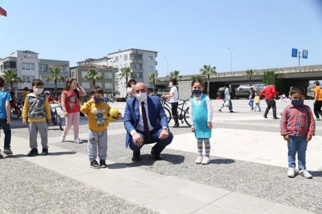 Canik'te Çocuklar Çok Şendi