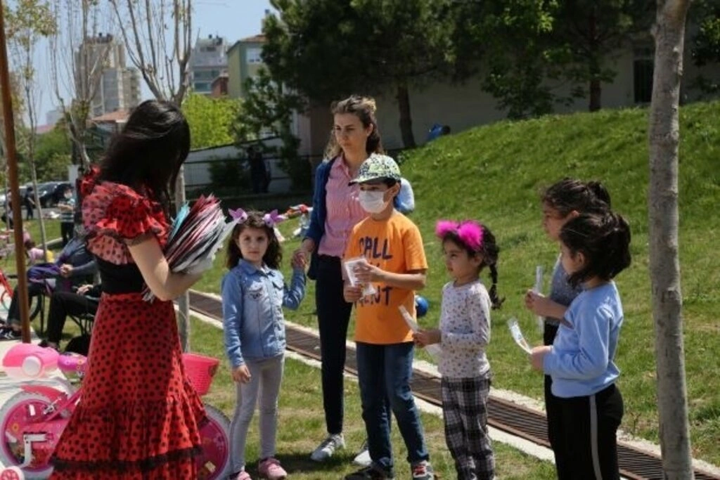 Atakum Parklarında Yeniden Çocuk Sesleri